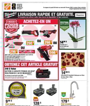 Première page de Circulaire Home Depot