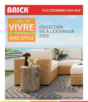Première page de Circulaire Brick - Collection vie à l'extérieur 2026