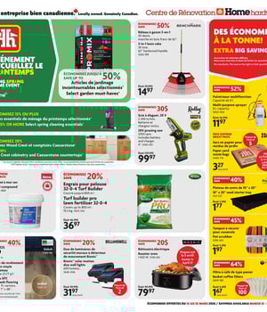 Première page de Circulaire Home Hardware - Centre de Rénovation