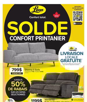 Première page de Circulaire Meubles Léon