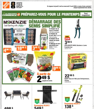 Première page de Circulaire Home Depot