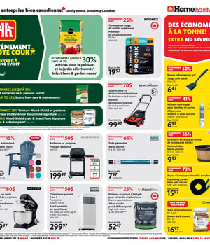 Première page de Circulaire Home Hardware