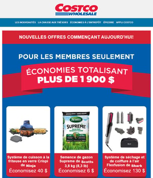 Image Promotionnelle: Économies totalisant plus de 1 900$