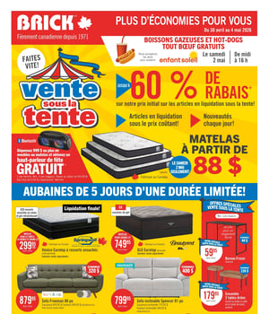 Première page de Circulaire Brick