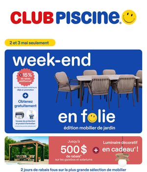 Première page de Circulaire Club Piscine Super Fitness