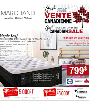 Première page de Circulaire Meubles Marchand - Matelas