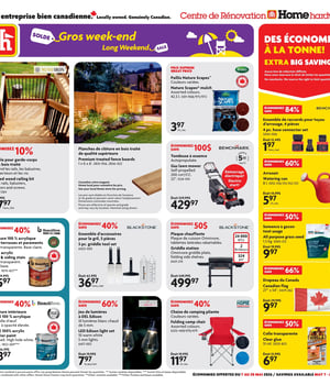 Première page de Circulaire Home Hardware - Centre de Rénovation