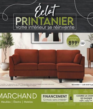 Première page de Circulaire Meubles Marchand - Éclat Printanier