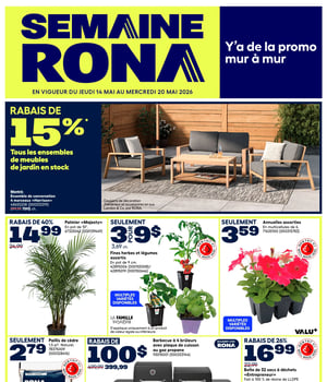 Première page de Circulaire Rona