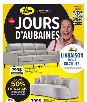 Première page de Circulaire Meubles Léon