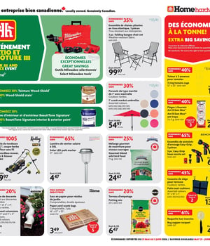 Première page de Circulaire Home Hardware