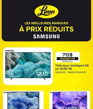 Première page de Circulaire Meubles Léon - Les meilleures Marques à Prix réduits