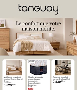 Première page de Circulaire Ameublements Tanguay