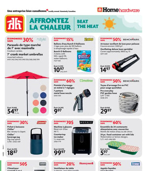 Première page de Circulaire Home Hardware