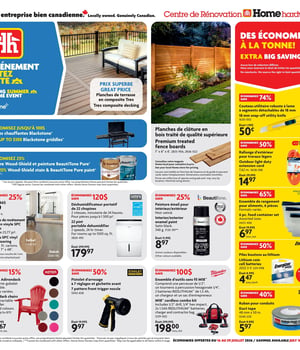 Première page de Circulaire Home Hardware