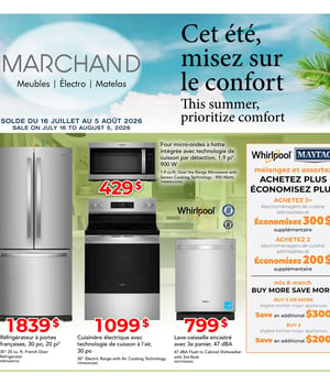 Première page de Circulaire Meubles Marchand