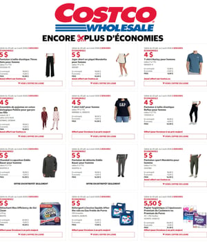 Première page de Circulaire Costco
