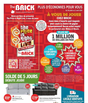 Première page de Circulaire Brick