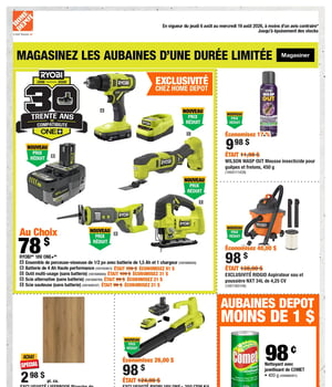 Première page de Circulaire Home Depot
