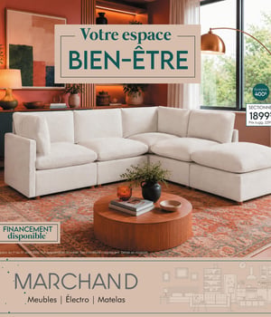 Première page de Circulaire Meubles Marchand - Votre Espace Bien-être