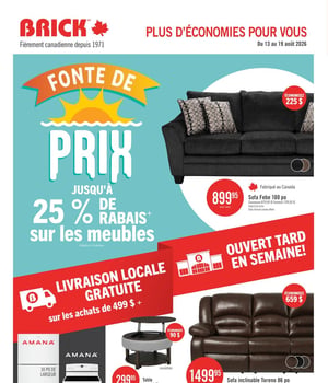 Première page de Circulaire Brick - Fonte de prix
