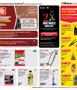 Première page de Circulaire Home Hardware