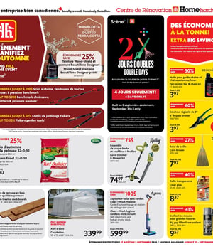 Première page de Circulaire Home Hardware - Centre de Rénovation