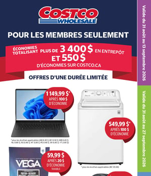 Première page de Circulaire Costco