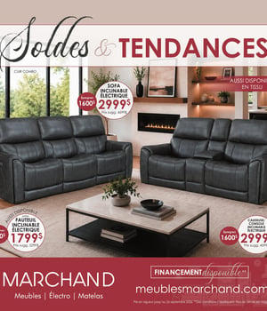 Première page de Circulaire Meubles Marchand - Soldes et tendances
