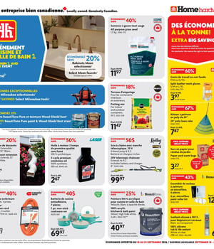 Première page de Circulaire Home Hardware