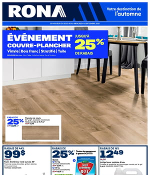 Première page de Circulaire Rona