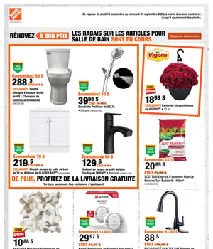 Première page de Circulaire Home Depot
