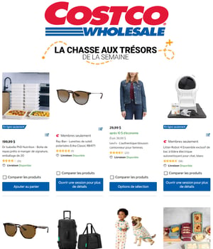 Image Promotionnelle: La Chasse aux Trésors Costco de cette semaine