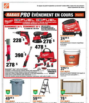 Première page de Circulaire Home Depot