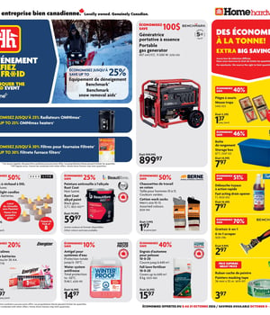 Première page de Circulaire Home Hardware