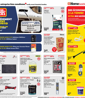 Première page de Circulaire Home Hardware