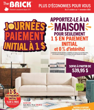 Première page de Circulaire Brick