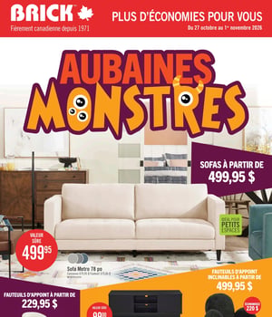 Première page de Circulaire Brick - Aubaines Montres