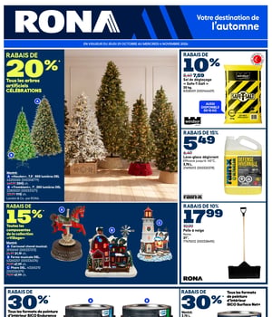 Première page de Circulaire Rona