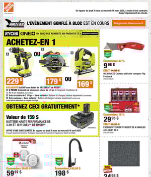 Première page de Circulaire Home Depot