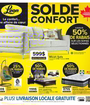 Première page de Circulaire Meubles Léon