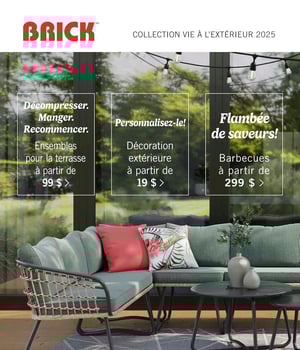 Première page de Circulaire Brick - Collection Vie à l'Extérieur 2025