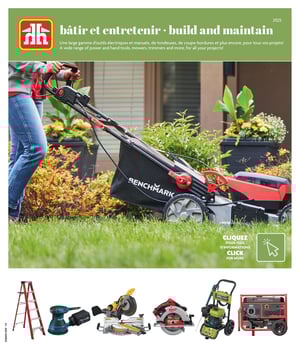Première page de Circulaire Home Hardware - Bâtir et Entretenir