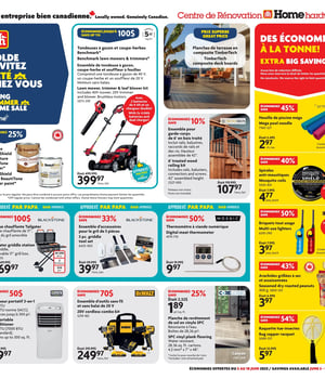 Première page de Circulaire Home Hardware - Centre de Rénovation
