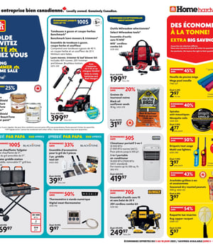 Première page de Circulaire Home Hardware