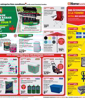 Première page de Circulaire Home Hardware
