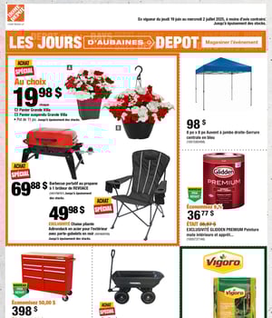 Première page de Circulaire Home Depot