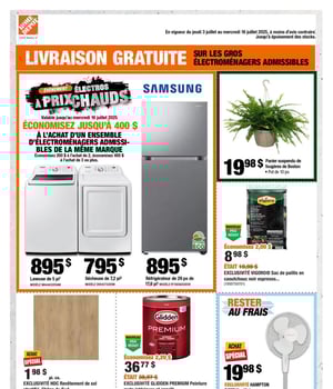 Première page de Circulaire Home Depot