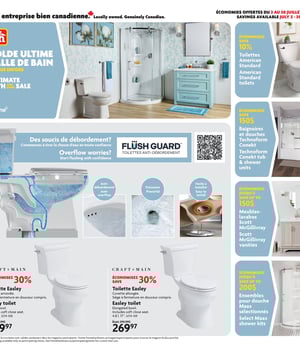 Première page de Circulaire Home Hardware - Solde ultime salle de bain