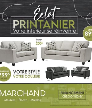 Première page de Circulaire Meubles Marchand